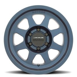 Method MR701 17x8.5 0mm Offset 5x5 71.5mm CB Bahia Blue Wheel