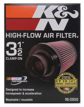 Cargar imagen en el visor de la galería, K&amp;N Universal Rubber Filter 3 1/2inch ID FLG / 6inch Base / 4-5/8inch Top / 6inch Height