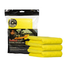 Cargar imagen en el visor de la galería, Chemical Guys Workhorse Professional Microfiber Towel - 16in x 16in - Yellow - 3 Pack