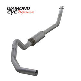 Diamond Eye KIT 4in Turbo Back SGL AL: 98.5-02 DODGE CUMMINS 5.9L