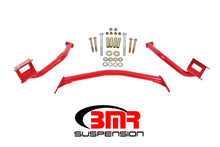 Cargar imagen en el visor de la galería, BMR 79-04 Fox Mustang Tubular Style Upper Torque Box Reinforcement Plates - Red