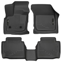 Cargar imagen en el visor de la galería, Husky Liners 17 Ford Fusion / 17 Lincoln MKZ Black Front and 2nd Row Floor Liners