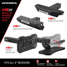 Cargar imagen en el visor de la galería, Go Rhino HS-20 Hitch Bumper Step