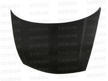 Cargar imagen en el visor de la galería, Seibon 06-08 Honda Civic 4 Door JDM / Acura CSX (FD1/2/3/5) OEM Carbon Fiber Hood