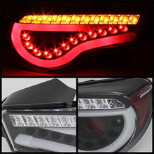 Cargar imagen en el visor de la galería, Spyder Scion FRS 12-14/Subaru BRZ 12-14 Light Bar LED Tail Lights Black ALT-YD-SFRS12-LBLED-BK