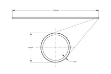 Cargar imagen en el visor de la galería, Seibon Carbon Fiber Tube 47in x .63in