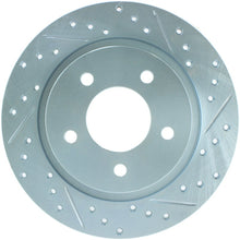 Cargar imagen en el visor de la galería, StopTech Select Sport 09-13 Mazda 3 Slotted &amp; Drilled Left Rear Brake Rotor