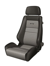 Cargar imagen en el visor de la galería, Recaro Classic LX Seat - Black Leather/Pepita Fabric