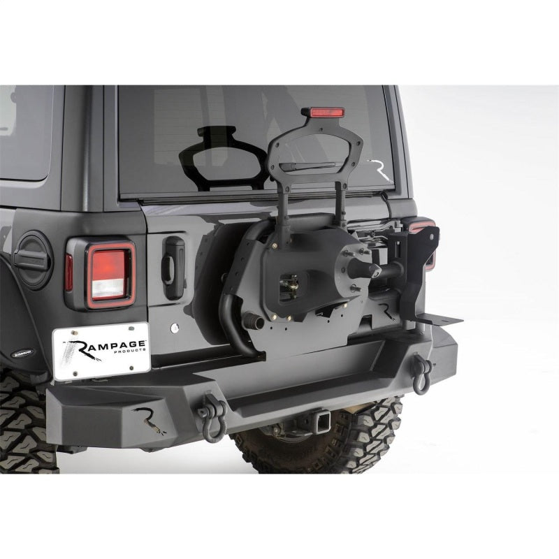 Rampage 2018-2019 Jeep Wrangler(JL) Sport 2-Door Rear Trailguard Bumper - Black