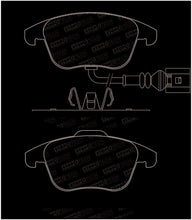 Cargar imagen en el visor de la galería, StopTech 2015+ Volkswagen Passat Street Performance Front Brake Pads