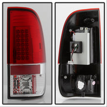 Cargar imagen en el visor de la galería, Spyder Ford F150 side 97-03/F250/350 Duty 99-07 LED Tail Lights Red Clear ALT-YD-FF15097-LED-RC