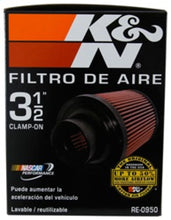 Cargar imagen en el visor de la galería, K&amp;N Universal Rubber Filter 3 1/2inch ID FLG / 6inch Base / 4-5/8inch Top / 6inch Height