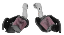 Cargar imagen en el visor de la galería, K&amp;N 14-15 Infiniti Q50 3.7L V6 Dual Silver Typhoon Short Ram Intakes