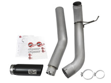 Cargar imagen en el visor de la galería, aFe LARGE BORE HD 5in DPF-Back SS Exhaust w/ Black Tip 2016 Nissan Titan 5.0L V8 (td) CC SB