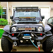 Cargar imagen en el visor de la galería, DV8 Offroad 07-18 Jeep Wrangler JK/JL FS-1 Full Length Steel Front Bumper