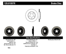 Cargar imagen en el visor de la galería, StopTech 05-10 Ford Mustang V6/4.0L / GT V8/4.6L Cross Drilled Right Rear Rotor