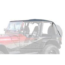 Cargar imagen en el visor de la galería, Rampage 1992-1995 Jeep Wrangler(YJ) Frameless Soft Top Kit - Black Diamond