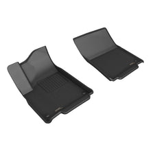 Cargar imagen en el visor de la galería, 3D MAXpider 22-23 Rivian R1S Kagu 1st Row Floormats - Black