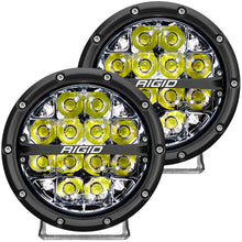 Cargar imagen en el visor de la galería, Rigid Industries 360-Series 6in LED Off-Road Spot Beam - White Backlight (Pair)