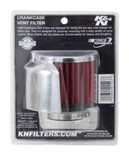 Cargar imagen en el visor de la galería, K&amp;N 1.375in Flange ID x 3in OD x 2.5in Height Clamp On Crankcase Vent Filter