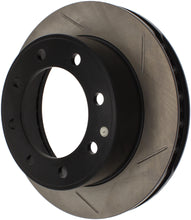 Cargar imagen en el visor de la galería, StopTech Power Slot 00-05 Ford Excursion / 99-04 F250/F350 Front Left Slotted CRYO Brake Rotor