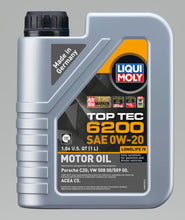 Cargar imagen en el visor de la galería, LIQUI MOLY 1L Top Tec 6200 Motor Oil SAE 0W20