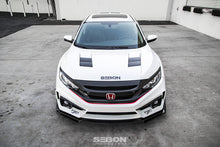 Cargar imagen en el visor de la galería, Seibon 2016-2018 Honda Civic Coupe/Sedan/Hatchback TS-Style Carbon Fiber Hood