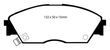 Cargar imagen en el visor de la galería, EBC 90-92 Honda Civic CRX 1.6 Si Yellowstuff Front Brake Pads