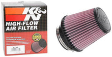 Cargar imagen en el visor de la galería, K&amp;N Universal Clamp-On Air Filter 4in FLG / 6-1/2in B / 4-1/2in T / 6in H