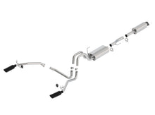 Cargar imagen en el visor de la galería, Borla 11-14 Ford F-150 5.0L Stainless Steel S-Type Catback Exhaust - 4in Tips Single Split Rear Exit