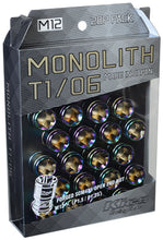 Cargar imagen en el visor de la galería, Project Kics 12 x 1.5 Neochrome T1/06 Monolith Lug Nuts - 20 Pcs