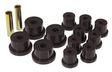 Cargar imagen en el visor de la galería, Prothane 64-73 Ford Mustang Rear Spring &amp; 1/2in Shackle Bushings - Black