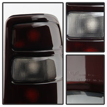 Cargar imagen en el visor de la galería, Xtune GMC Yukon 00-06 OEM Style Tail Lights w/ Black Rim Red Smoked ALT-JH-CSUB00-OE-RSM