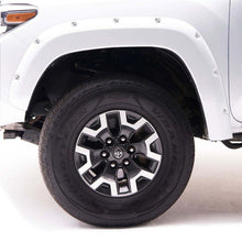 Cargar imagen en el visor de la galería, EGR 16+ Toyota Tacoma w/Mudflap Bolt-On Look Color Match Fender Flares - Set - Super White