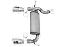 Cargar imagen en el visor de la galería, aFe Rebel Series 2.5in 409 SS Axle-Back Exhaust w/Polished Tips 07+ Jeep Wrangler (JK) V6 3.6L/3.8L