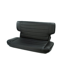 Cargar imagen en el visor de la galería, Rugged Ridge Fold&amp;Tumble Rear Seat Black Denim 97-02 Jeep Wrangler TJ