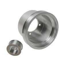 Cargar imagen en el visor de la galería, BBK 94-98 Mustang 3.8 V6 Underdrive Pulley Kit - Lightweight CNC Billet Aluminum (2pc)