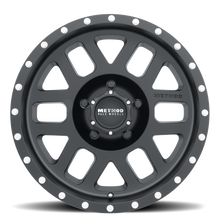 Cargar imagen en el visor de la galería, Method MR306 Mesh 17x8.5 0mm Offset 5x4.5 83mm CB Matte Black Wheel