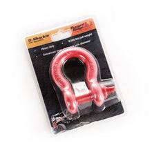 Cargar imagen en el visor de la galería, Rugged Ridge Red 9500lb 3/4in D-Ring