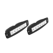 Cargar imagen en el visor de la galería, Westin Single Row 6 x 3W Bridgelux w/terminated wiring (set of 2) - Black