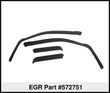 Cargar imagen en el visor de la galería, EGR 09+ Dodge Ram Pickup Crew Cab In-Channel Window Visors - Set of 4 (572751)