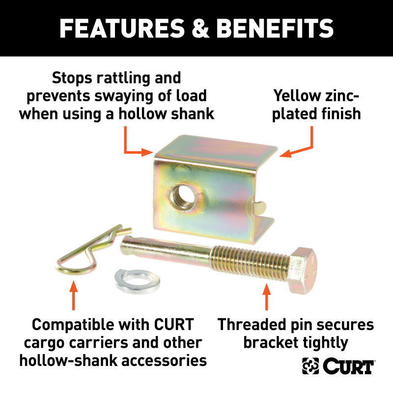 Curt Anti-Rattle Kit (Fits 2 Receiver)