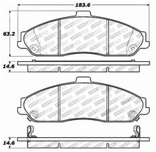 Cargar imagen en el visor de la galería, StopTech Street Touring 04-08 Cadillac XLR/XLR-V / 97-10 Corvette Front Brake Pads