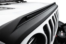 Cargar imagen en el visor de la galería, AVS 2018-2019 Jeep Wrangler (JL) Aeroskin Low Profile Hood Shield w/ Lights - Black