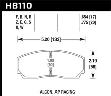 Cargar imagen en el visor de la galería, Hawk AP Racing CP3307/CP5040-5S4/(Essex) CP5200 (SC250) Caliper Blue 9012 Race Brake Pads