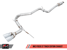 Cargar imagen en el visor de la galería, AWE Tuning Ford Focus ST Track Edition Cat-back Exhaust - Diamond BlackTips