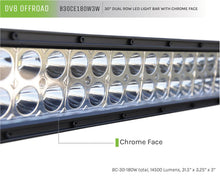 Cargar imagen en el visor de la galería, DV8 Offroad Chrome Series 30in Light Bar 180W Flood/Spot 3W LED