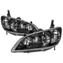 Cargar imagen en el visor de la galería, xTune 04-05 Honda Civic (Excl Hatchback/Si) OEM Style Headlights - Black (HD-JH-HC04-4D-AM-BK)