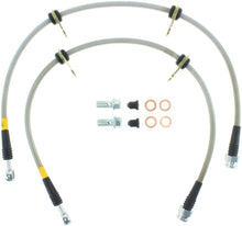 Cargar imagen en el visor de la galería, StopTech 90-93 Acura Integra / 90-91 Honda CRX Si Rear Disc Rear SS Brake Lines