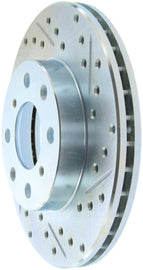 StopTech Select Sport 96-00 Honda Civic DX/HX Coupe Slotted and Drilled Left Front Rotor